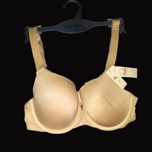 Cacique Indulge Collection Supreme Comfort Tan Underwire Balconette Bra - 36C